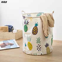Nordic fabric folding waterproof storage bucket dirty clothes basket clothes frame storage basket household toys laundry dirty clothes basket