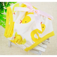 Физиологичные желтые штаны с бантиком