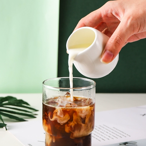 L Керамическая молочная чашка концентрированная кофе маленький молочный танк плюс молоко молоко горлочное чашка для сахарной чашки молоко банка западной западной пищевой посуды сок