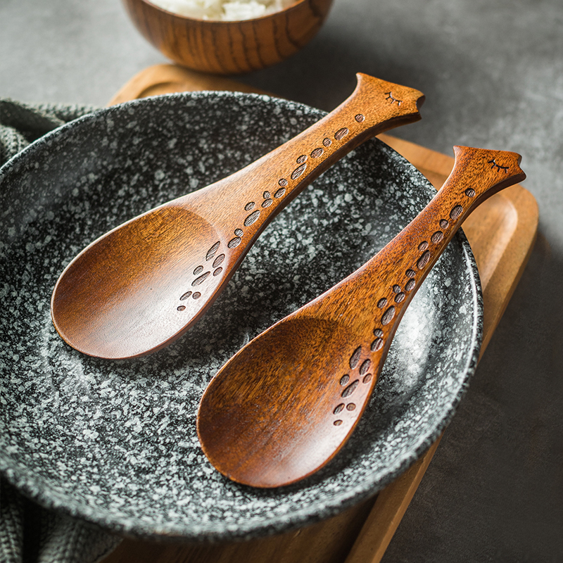 Large flat spoon serving rice wooden rice spoon wooden rice cooker rice spoon wooden spoon wooden rice scoop rice shovel household