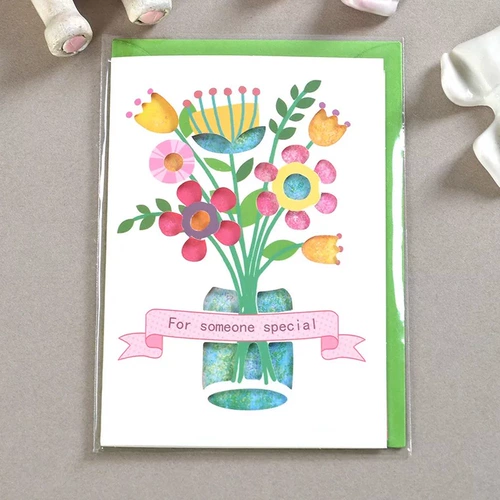 Мультяшная трехмерная детская открытка, карточки, Южная Корея, подарок на день рождения