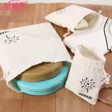 Сумка для хранения, портативный ретро тканевый мешок, на шнурках