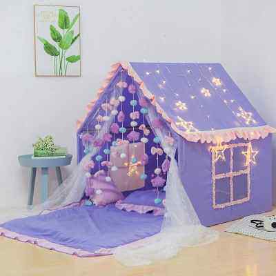 Princess Castle Baby Sleeping House Girl Sub-Bed Theorizer Indoor Reading Corner ins Wind bed Children's tent-Taobao