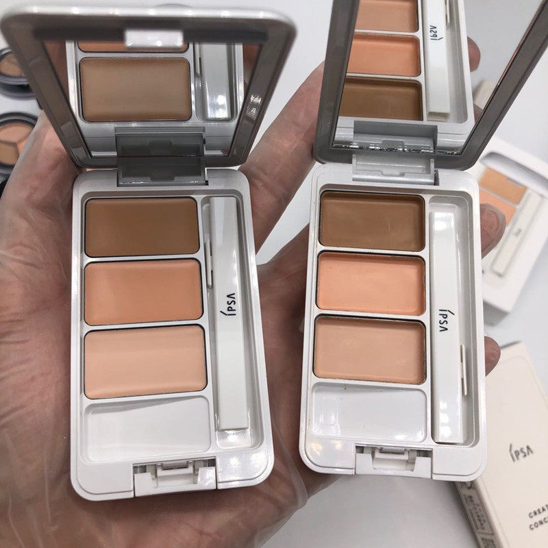 1 Japanese new version of ipsa Yin Fursha pure beauty No time Three-color Flawless Cream Test Color Trial Package Send Brush