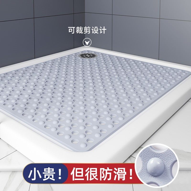 Bathroom non-slip mat shower room bath foot pad toilet large mat toilet children's home waterproof anti-fall floor mat
