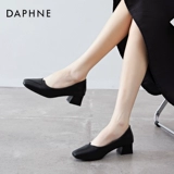 Черные высокие каблуки Дафна