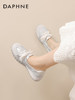 Daphne Silver Ballet Training Shoes Women's 2026 Autumn/Winter New Shallow Single Shoes Soft Sole Casual Shoes Loafers