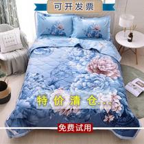  Nordic cotton simple solid color summer quilt washable air-conditioning quilt 100%cotton single summer cool quilt double thin quilt