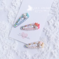 Lily studio handmade pet headdress Teddy Yorkshire Shih Tzu Maltese Summer Sea Breeze BB clip