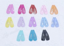 Lily studio handmade pet headdress candy color anti-rust BB clip Dog head flower pet hair clip