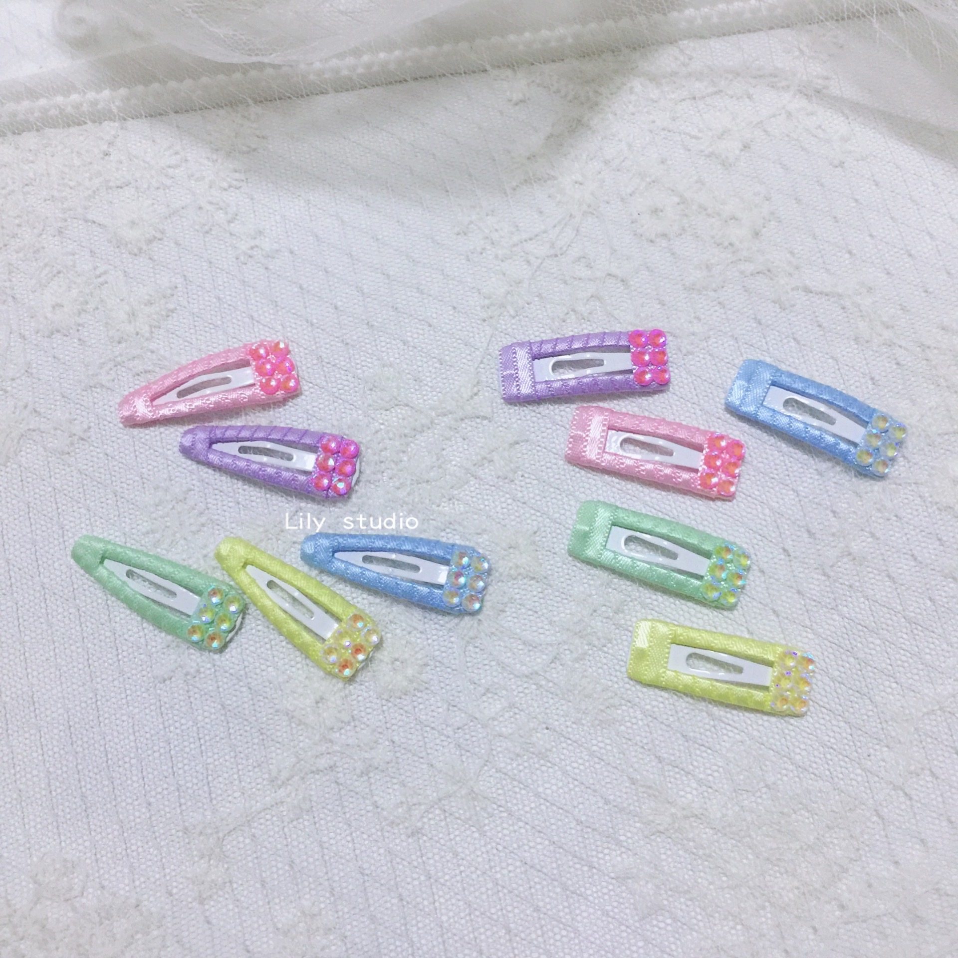 Lilystudio manually customizes Korean imported pet hairpin BB clamp anti-rust West Schyokshimmarzis