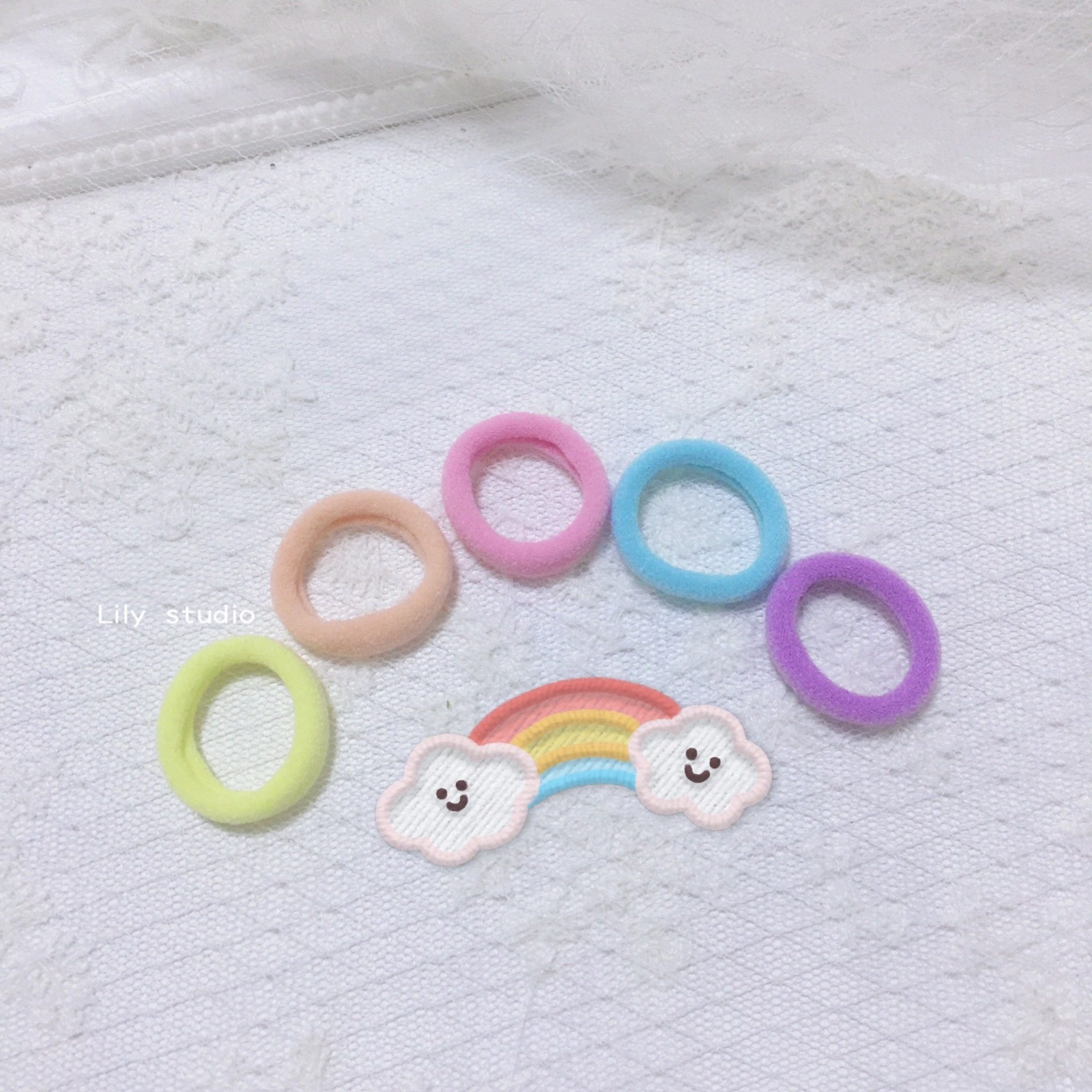 High elastic pet rubber band does not hurt hair and does not pull fur rubber band Teddy Maltese Sissy Yorkshire is super easy to use