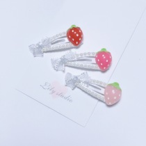 Lily studio handmade pet headdress Teddy Yorkshire Shih Tzu Maltese Strawberry pearl bb clip