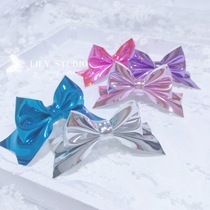 Lily studio handmade pet headdress Teddy Yorkshire Shih Tzu Marzis colorful PU three-dimensional hairpin