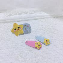 Lilystudio handmade pet headdress Teddy York Shamalzis smiling star header blossom dog BB clamp