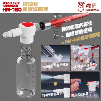 Test recommendations for miaojiang leave-washing modular airbrush