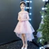 Cô gái sinh nhật váy công chúa trẻ em trang phục đàn piano trẻ em váy cưới sợi mịn dẫn chương trình sàn catwalk váy dạ hội mùa hè - Váy trẻ em