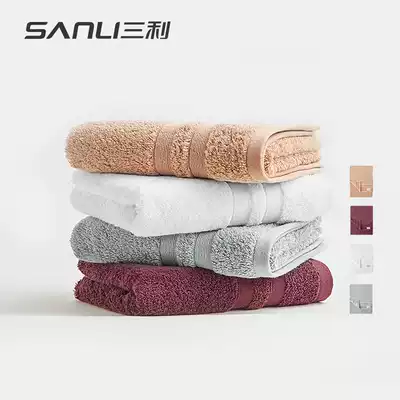 Sanli towel absorbent non-hair cotton washes Home Soft adult men and women thick cotton big face towel