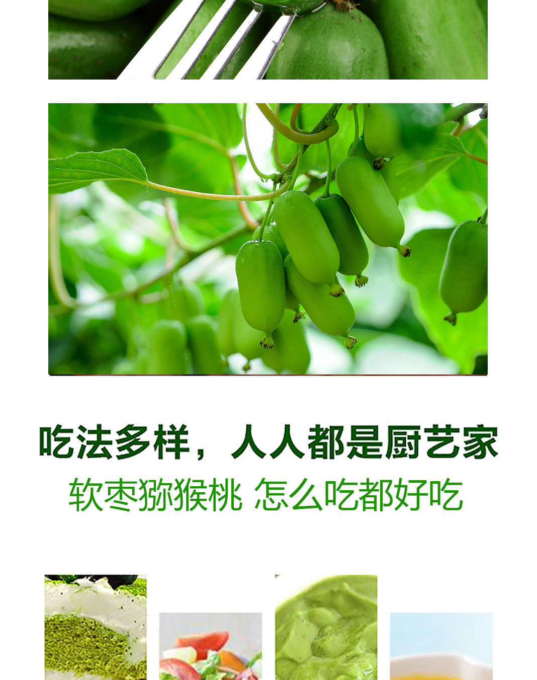丹东现摘稀有软枣猕猴桃整箱包邮