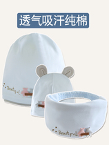 Pure cotton era maternal confinement hat womens summer postpartum spring autumn winter confinement hat scarf March 4 pure cotton anti-