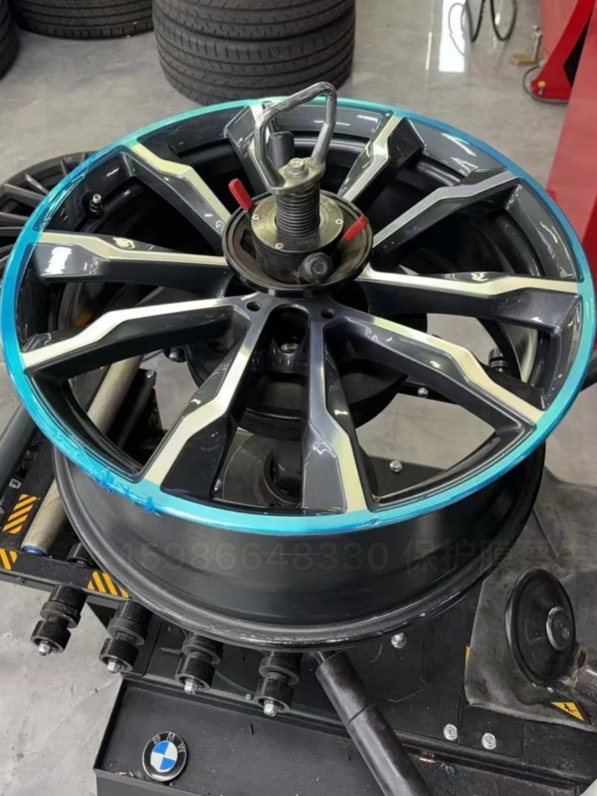 Pe Blue Film Wheel Rim Installation Protective Film Tape Tire Repair Steel Rim Protective Film Anti-Scratch Blue Tape