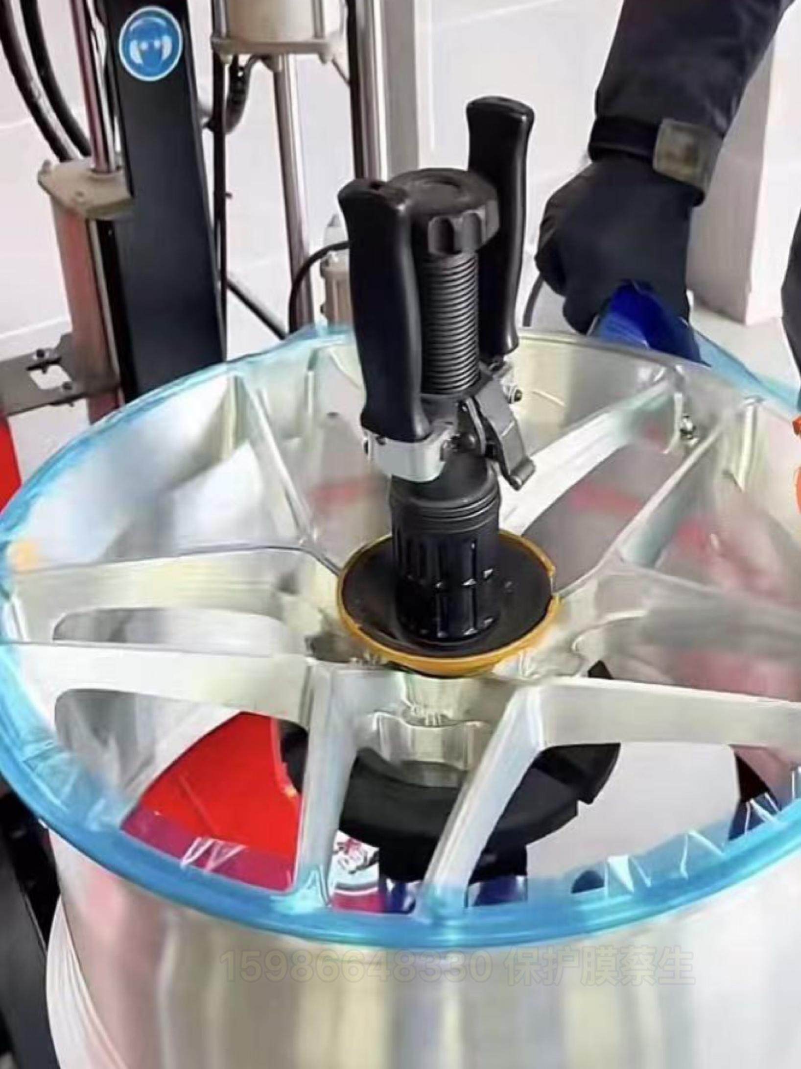 Pe Blue Film Wheel Rim Installation Protective Film Tape Tire Repair Steel Rim Protective Film Anti-Scratch Blue Tape