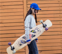  Warwing Fit longboard Double-up long dance board Next door skateboard shop road board dancing dream kit series