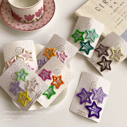 Милая заколка для волос, детская заколка-крабик, аксессуар для волос, челка