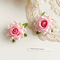 13#розовые розовые волосы зажимают пару