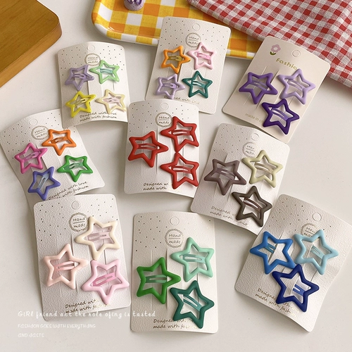 Милая заколка для волос, детская заколка-крабик, аксессуар для волос, челка