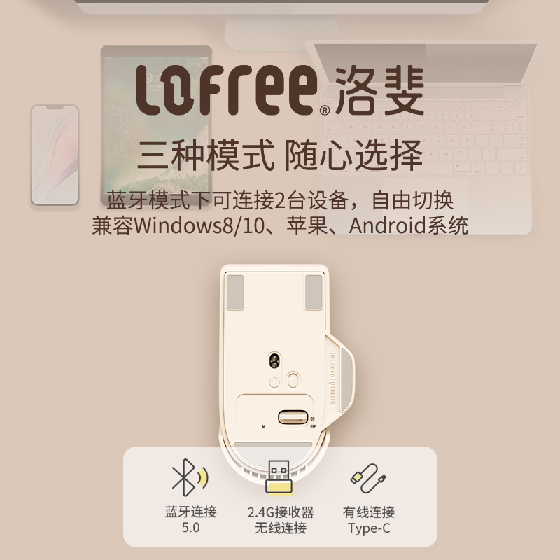 25年必买!Lofree洛斐小翘三模无线鼠标|办公电竞双修神器,真香预警🔥-无线鼠标-淘宝好物网