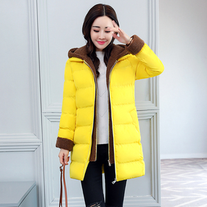 冬季高品质羊羔绒连帽棉衣休闲外套女装