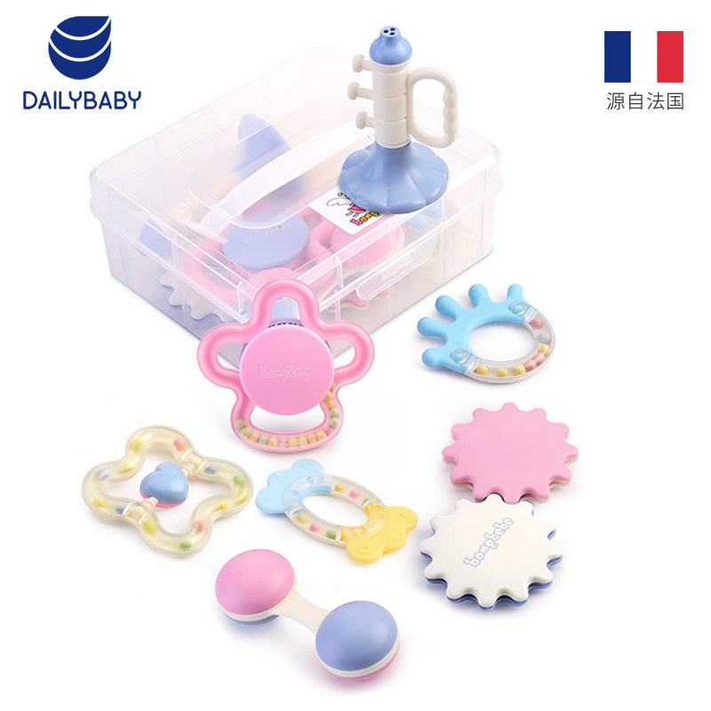 Dailybaby co-brand imported baby teether handbell baby newborn toy 0-3-6-12 months