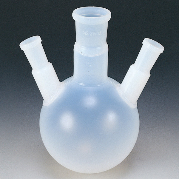 进口PFA圆底烧瓶塑料烧瓶氟树脂烧瓶二/三/四口500ml磨口29/32
