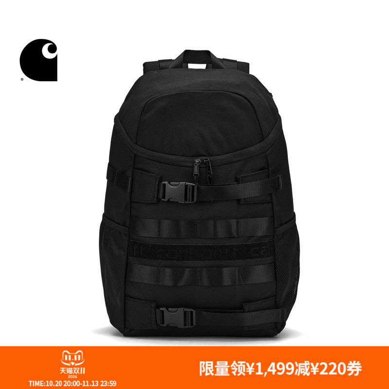 Carhartt Wip Backpack Accessories Autumn and Winter Classic Letter Logo Water-Resistant Buckle Carhartt Carhartt Wip Backpack Accessories Autumn and Winter Classic Letter Logo Water-Resistant Buckle Carhartt
