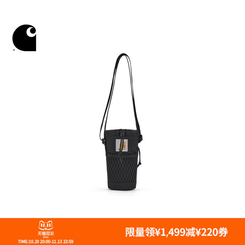 Carhartt Wip Water Bottle Bag Accessories Autumn Classic Square Logo Adjustable Crossbody Carhartt