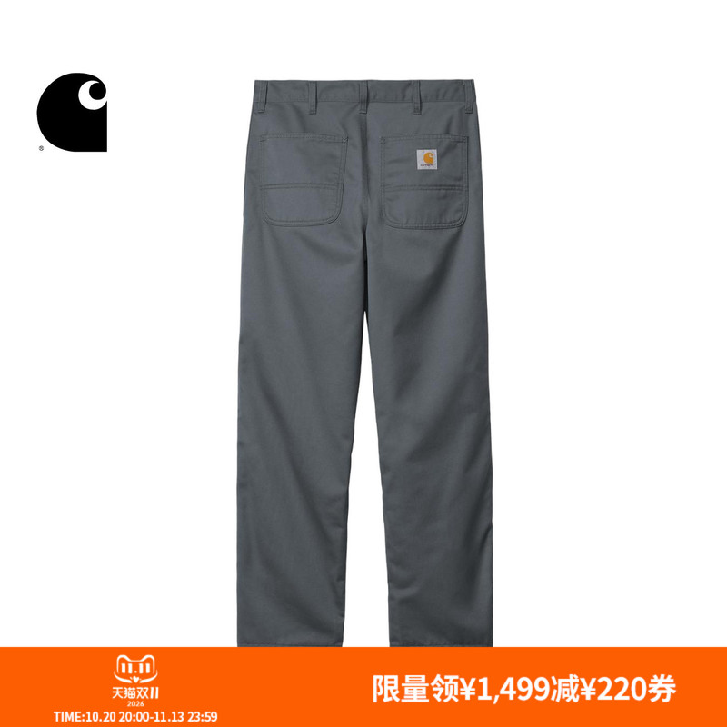 Carhartt Wip Casual Pants Men's Autumn New Classic Square Logo Loose Workwear Carhartt