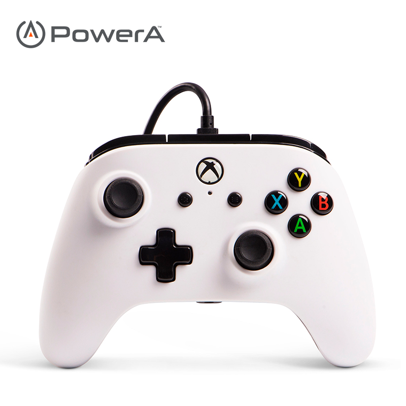 White BaseMicrosoft Official grant Original powera   xbox Handle game Handle wired Handle pc   steam computer xbox ones Elite game Handle Sugar bean people nba 2K Actual situation fifa primary god