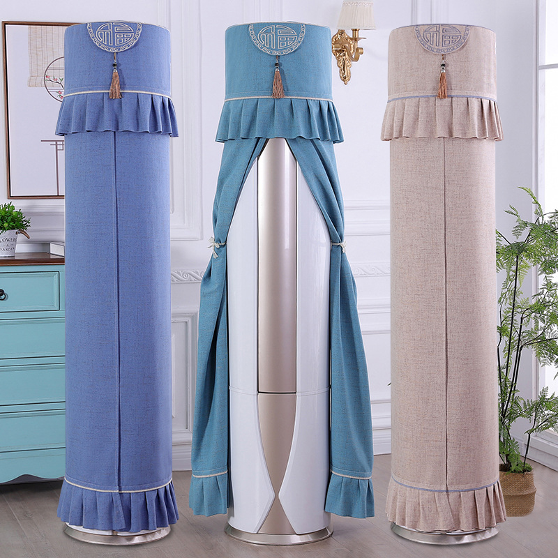 Chinese-style boot does not take floor-to-ceiling air-conditioning dust cover living room Gree Oaks vertical all-inclusive cabinet machine round living room