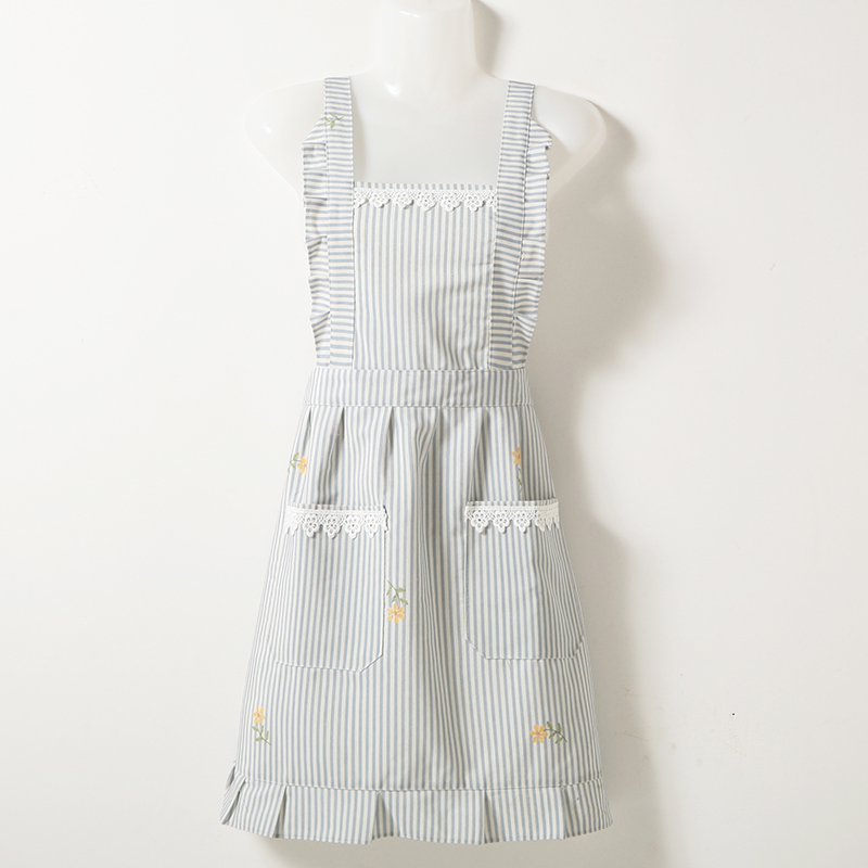 Apron home kitchen home and outdoor waterproof cute Japanese Korean version catering special work apron 2021 new