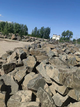 Authentic Shanxi black stone scenery can be processed into various shapes to create unique and unique designs