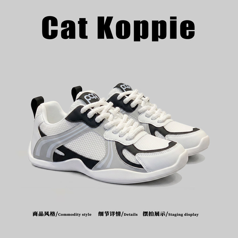 美国Cat Koppie~2026新款夏季透气网面休闲鞋软底轻便百搭德训鞋