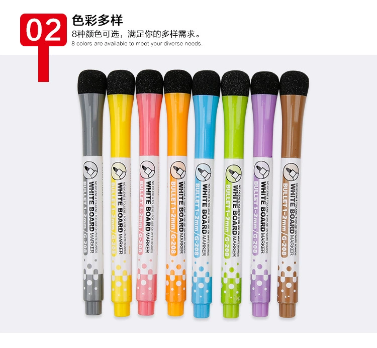 Cindybaby màu erasable Bảng bút trẻ với một từ bàn chải trẻ em bé mẫu giáo graffiti nước dựa trên