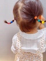 Baby mini small leather fascia super-looking rainbow color female baby rubber fascia ferret-feral headrope hairdresser