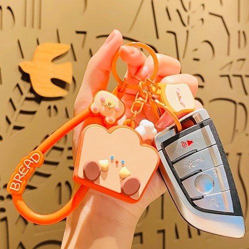 Изысканный брелок, милый аксессуар на рюкзак, ключи от машины, с медвежатами, коллекция 2023