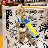 Креативный космический изысканный брелок, аксессуар на рюкзак для влюбленных, ключи от машины, популярно в интернете