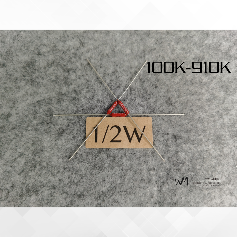 100K-910K -- 1 2W Firing Grade HiFi Audio Resistance Full Series High Accuracy-Low Temperature Drift-No Sense