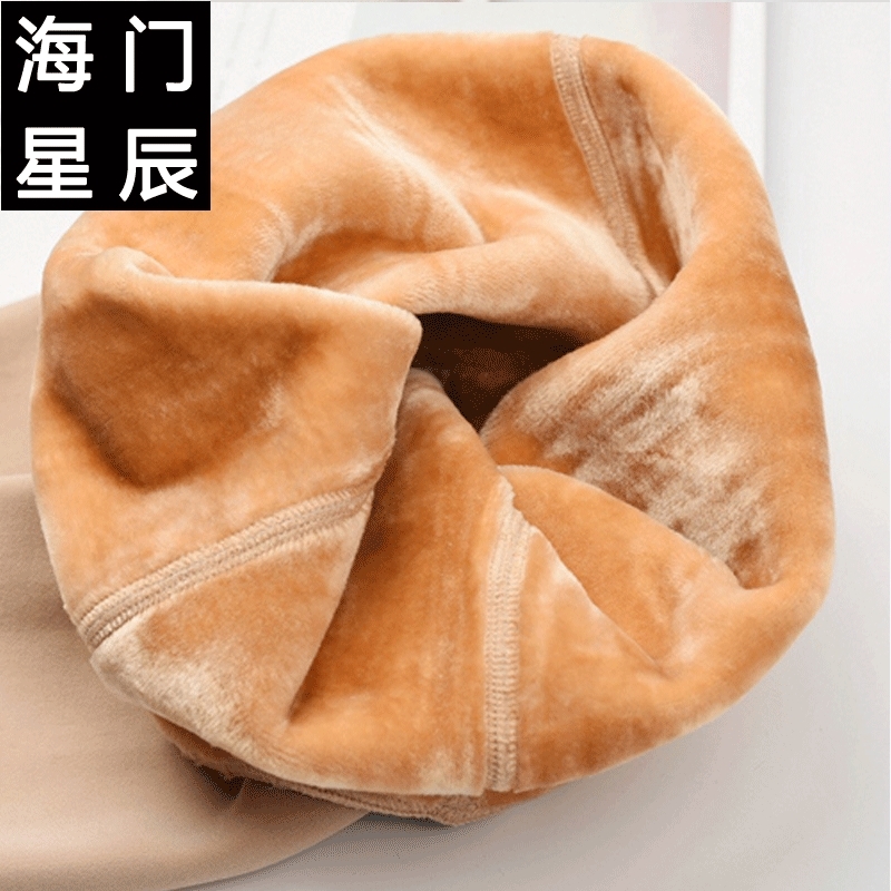 Strengthening the average code color plus thickening inner and pants wear warm pants winter black leg artifact