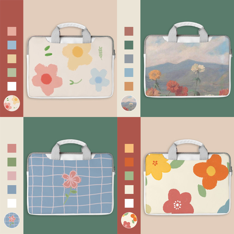 Lenovo Little New Air15 Laptop Package HP Star 14 Protection Set Dell Asus Inner Chole Bag 13 3 inches Waterproof Xiaomi 12 5 inches Simple Clean and Fresh in Wind Single Shoulder