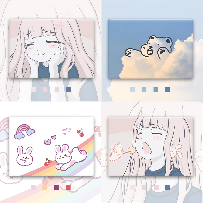 Computer protective film ins wind Lenovo Xiaoxin air13pro Huawei glory magicbook Ruilong version Dell Inspiron14 notebook film HP star ASUS full set